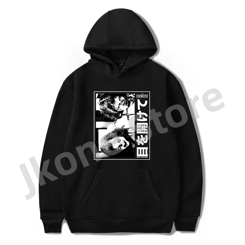 

The Exorcist Believer Hoodies Open Your Eyes Merch Print Winter Unisex Fashion Funny Casual Streetwear