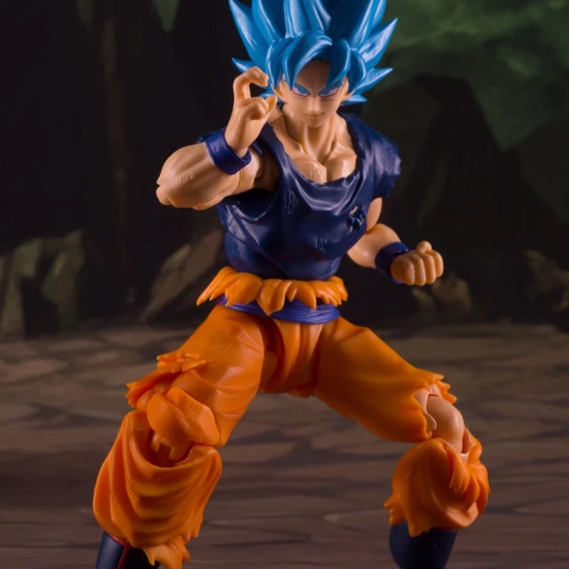 2023 Dragon Ball Demoniacal Fit Df Shf Tenacious Martialist Blue Fighter  Goku 2.0 Pvc Action Figure