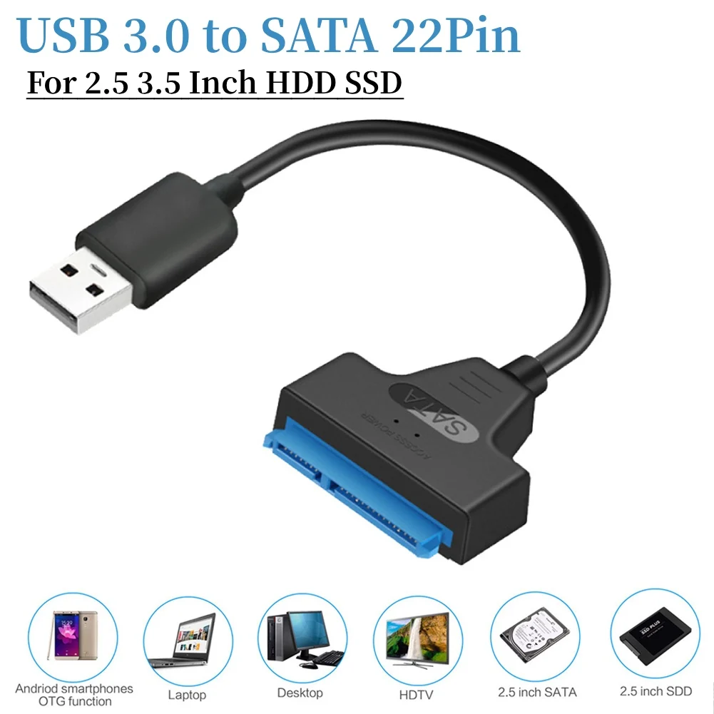 Usb Sata Cable Sata 3 To Usb 3.0 Computer Cables Connectors Usb 2.0 Sata  Adapter Cable Support 2.5 Inches Ssd Hdd Hard Drive