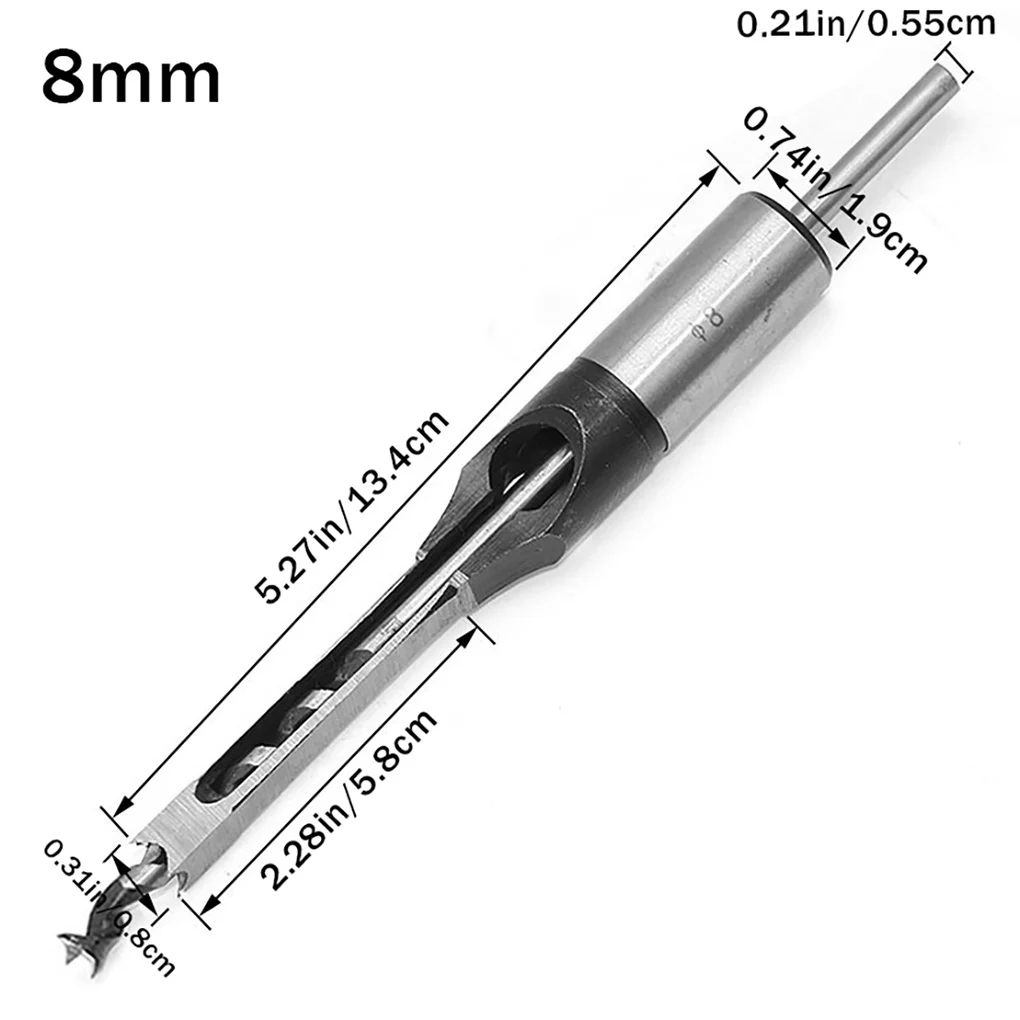 

Woodworking Square Auger High-speed Steel Woodworking Drill Mortising Square Hole Drill 12 7mm