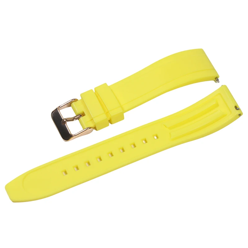 High-Quality Vulcanized Rubber Quick Release Watch Strap Bracelet