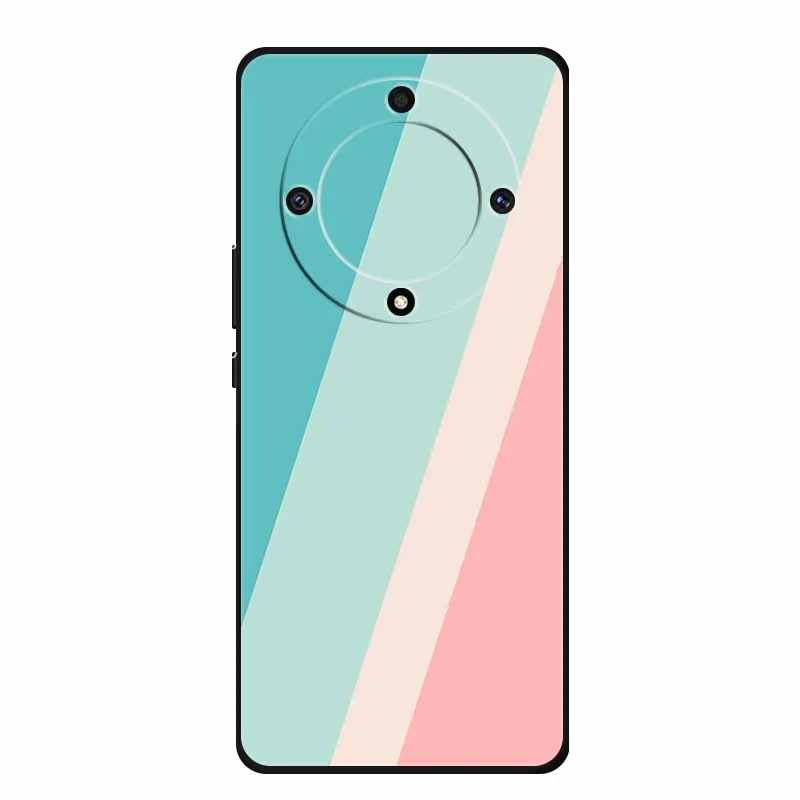 Stylish Painted Soft Silicone Back Cover for Honor X9a – Protective and Popular Coque