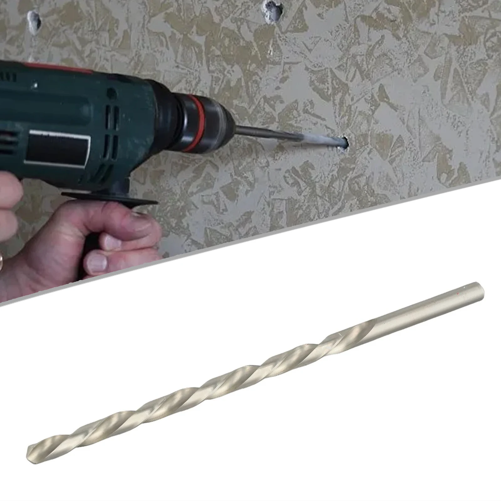 

1pc Extra Long Drill Bits For Metal Drilling High Speed Steel Double-groove Power Tool Accessories And Parts Replacement