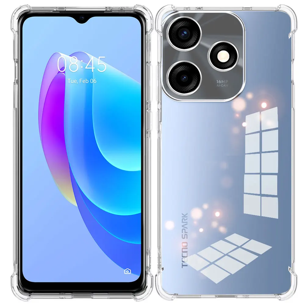 Shockproof Clear TPU Soft Silicone Transparent Phone Case