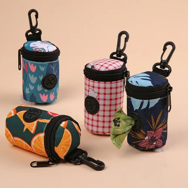 Hangable Dog Poop Bag Dispenser Zipper Dogs Walking Accessory Waste Bag Holder Portable Cute Garbage Bags Organizer Pet Supplies Hangable Dog Poop Bag Dispenser Zipper Dogs Walking Accessory Waste Bag Holder Portable Cute Garbage Bags Organizer Pet Supplies