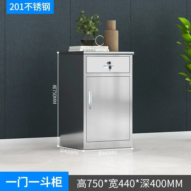 Stainless Steel Kitchen Cabinet Sideboards Locker Household Kitchen Cupboard Restaurant Locker Mesh Door Multi-layer