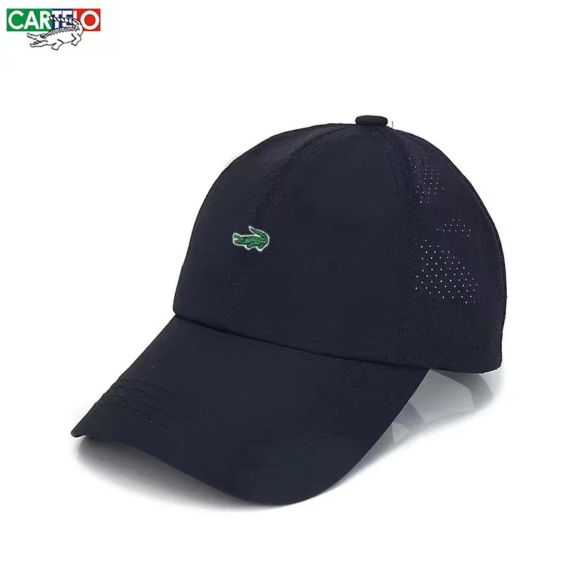 

CARTELO Men's and Women's Casual Embroidery Baseball Hat Summer Horsetail Adjustable Sun Hat Fashion Sports Breathable Mesh Cap