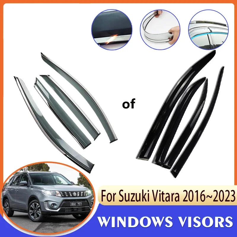 Per Suzuki Vitara 2015-ON Visiera Per Finestra Vent Parasole