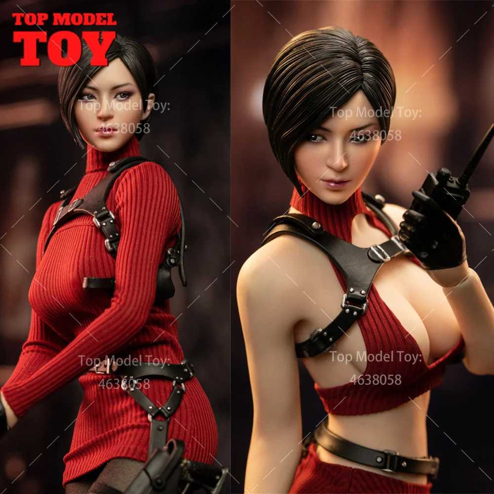 

SWTOYS 1/6 FS056 Miss Wong Moveable Eye Double Head Suit Model Full Set 12" Female Soldier Action Figure Body For Collection