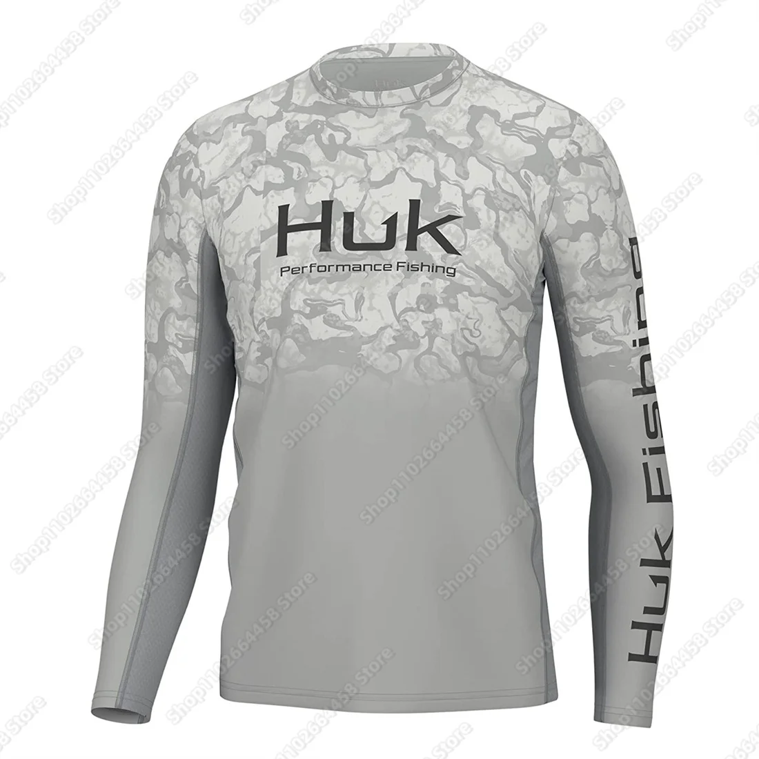 HUK Fishing Shirt Uv Protection Long Sleeve Fishing Clothes UPF 50