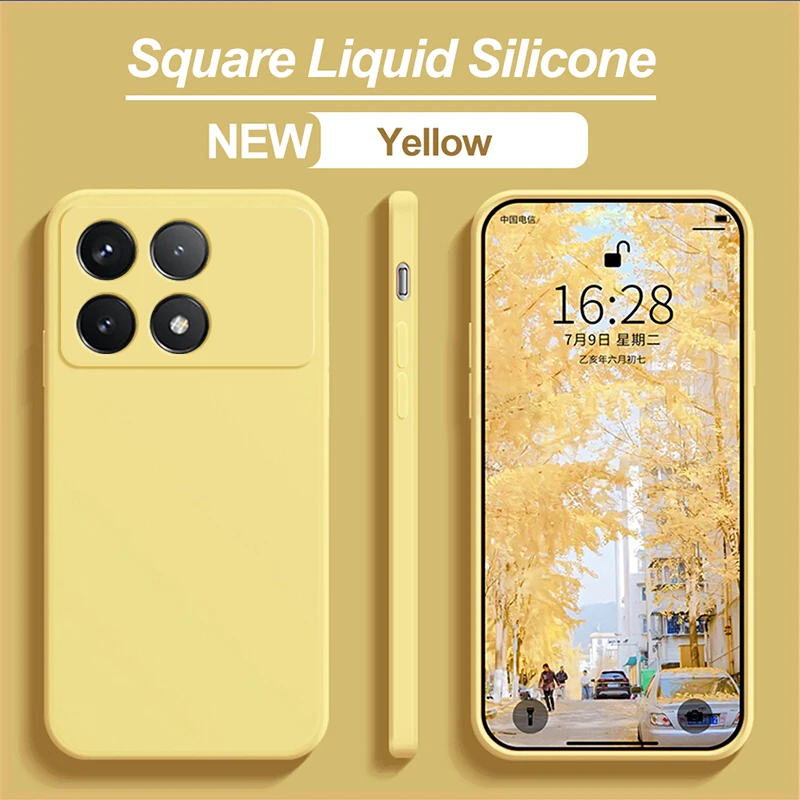 Liquid Silicone Soft Protective Phone Case for Xiaomi Poco X6 Pro/X6 5G