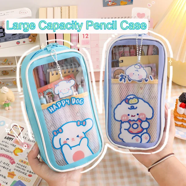 Rajzfilm Tasak Táska Tiszta Medve Tok Marker Többcélú Kozmetikai Átlátszó Helyhez Kötött - Image 2