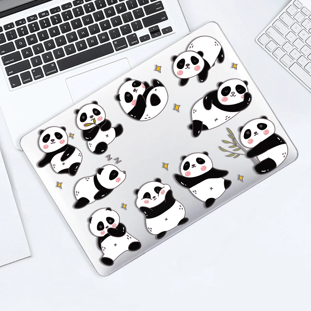 Per Macbook Air M2 Case 15.3 Custodia Rigida In Plastica Da 13.6 Pollici Per Macbook Air 13 Pro 13 14 15 16 Pollici M1 M2 M3 Chip Cute Panda