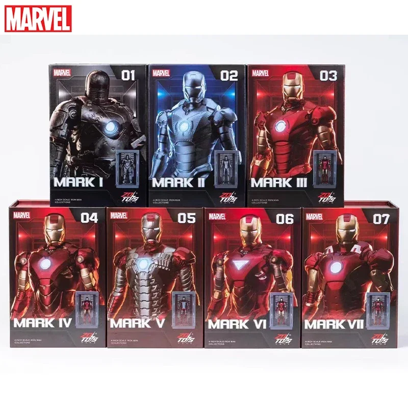 Marvel Avengers Iron Man Anniversary Edition Modello Mk Series Scale Model Ornament Superhero Iron Man Collect Gnaku Regalo Di Compleanno
