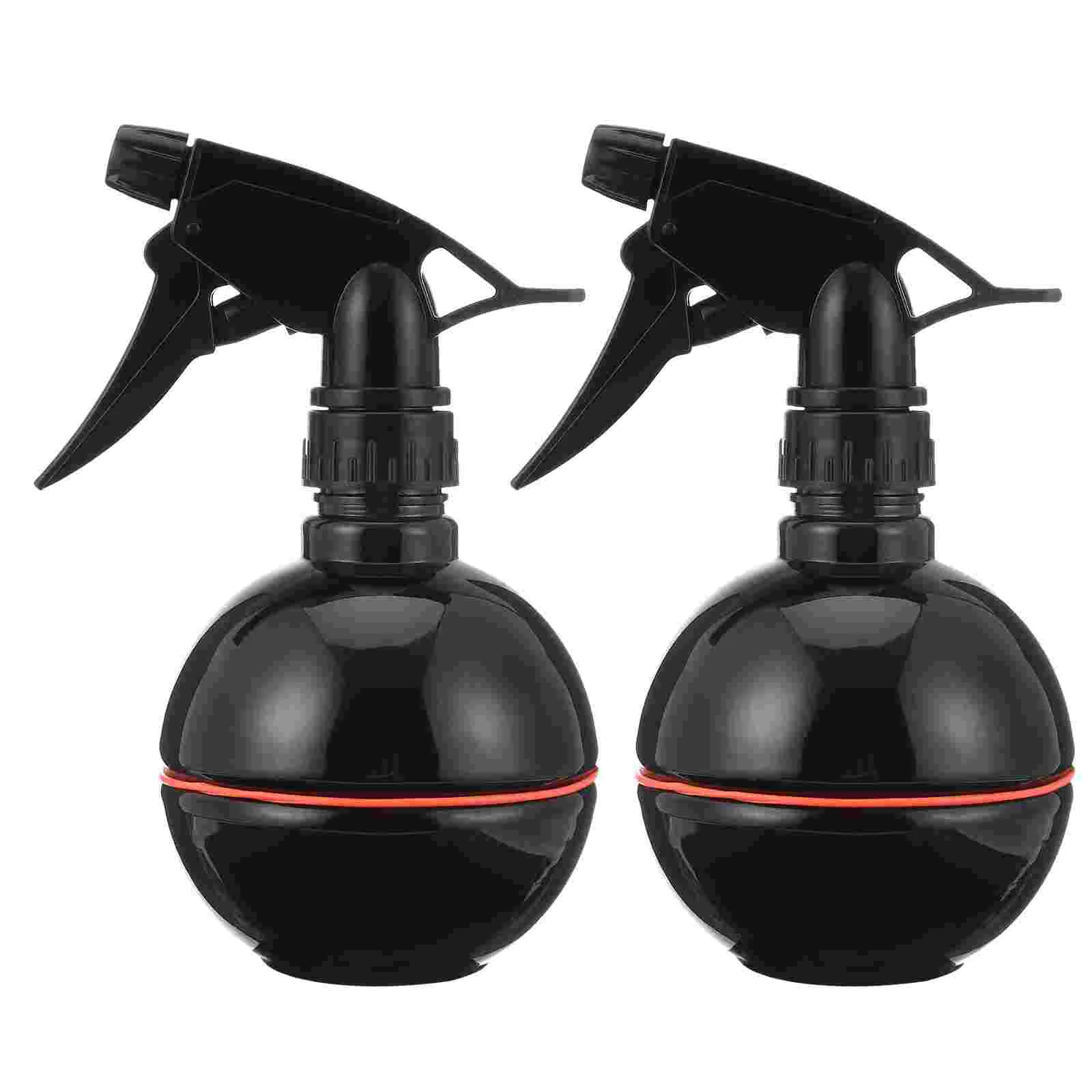 

2pcs Empty Spray Bottle Refillable Spray Bottle For Cleaning Essential Oils Salon Hair Plants Black