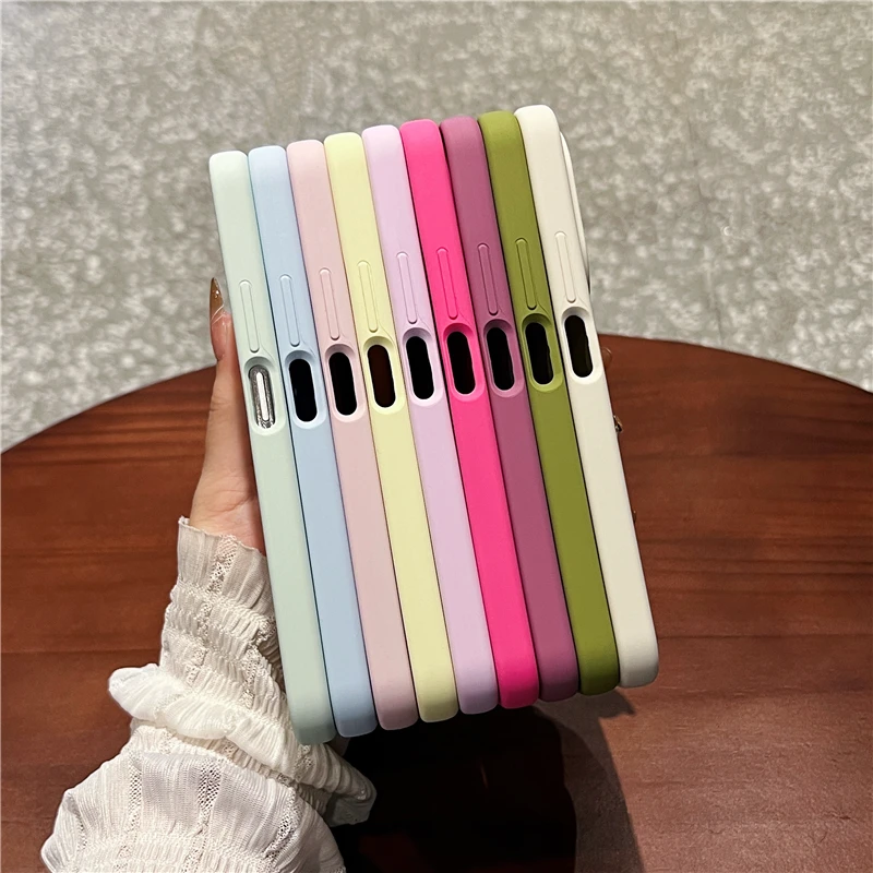 Premium Luxury Liquid Silicone Shockproof Back Cover