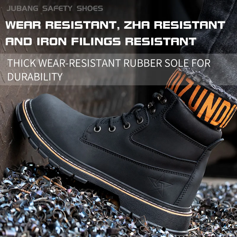 Winter Plush Safety Boots - Close Up