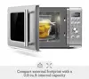 650 1  the Compact Wave Soft Close  Microwave, Silver 5