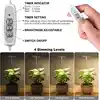 Grow Light, Full Spectrum LED Plant Light for Indoor Plants, Height Adjustable Growing Lamp with Auto On/Off Timer 4 4 Dimmable 3
