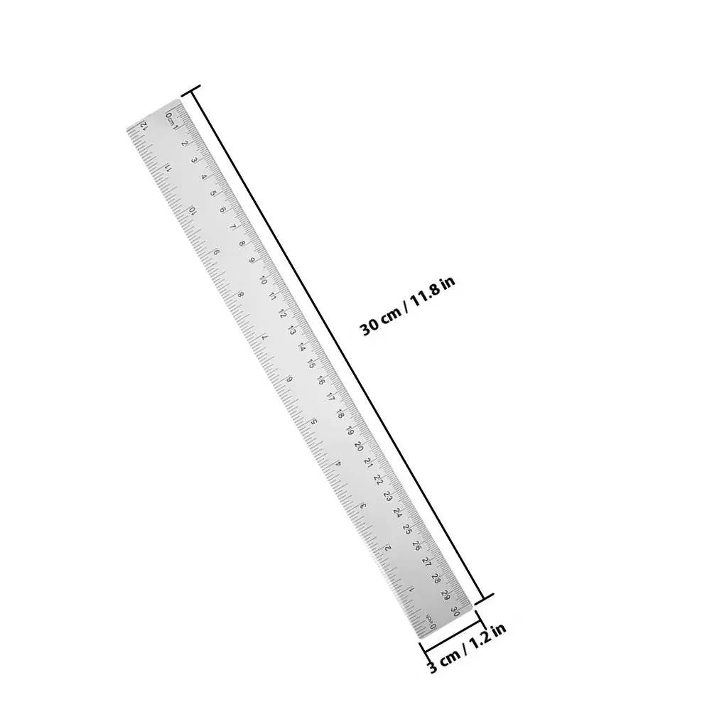 6Pcs 학생용 기하학 세트 투명 플라스틱 각도기 삼각자 세미원형 자 학교 사무실 제도 도구