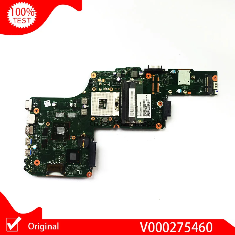 Оригинальная материнская плата V000275460 для ноутбука Toshiba Satellite L855 Intel s989 6050A2491301 |