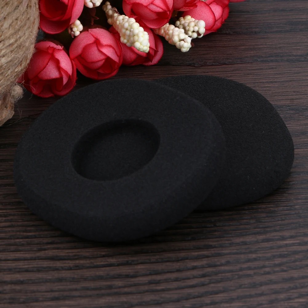 1Pairs Headset Ear Pad High Elasticity Soft Earpads Case Replacement Ear Protective Sleeve Comfortable for Logitech H800