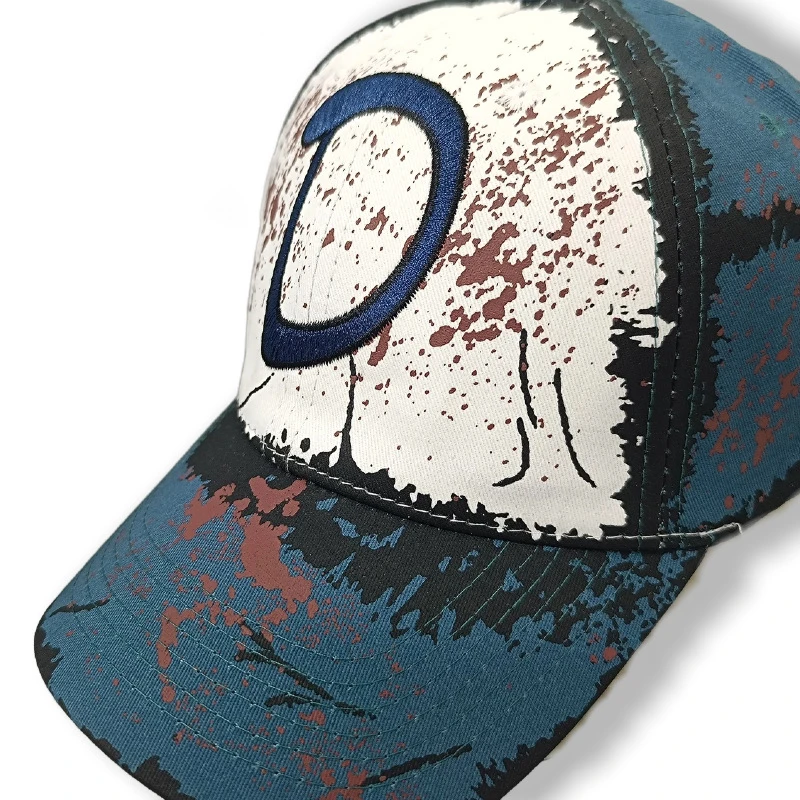 Anime Game Clementine Cosplay Hat Truck Driver Baseball Cap Letter Embroidery Hip-Hop Caps Adjustable Sun Hats Gift Baseball Caps Cosplay Hat Baseball Hat