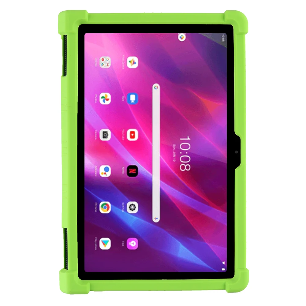 Shockproof Silicone Stand Cover Capa para Lenovo Yoga Tab 11 Tablet Seguro - Imagem 4