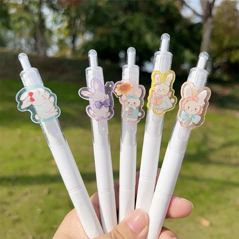 

5pcs kawaii pens stationery cute stationary office accessories school supplies pens for school pen back to school