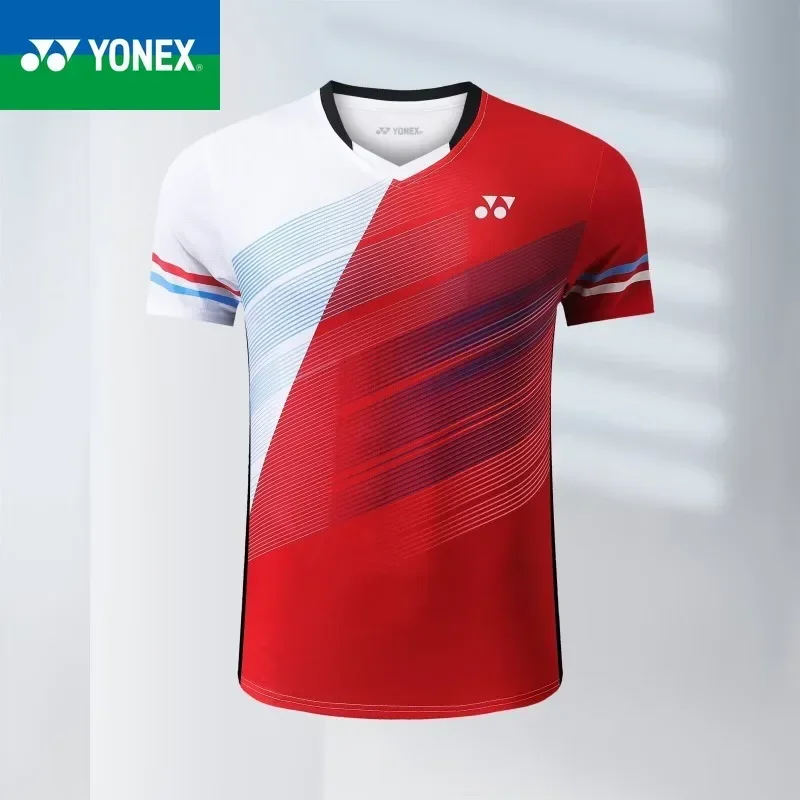 YONEX men's and women's breathable sports badminton wear short sleeve top T-shirt