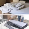 2 Pack Foldable Under Bed Bags Large Under Bed Storage Boxes Thick Breathable Underbed Clothes Storage Bags Zippered Organizer 2