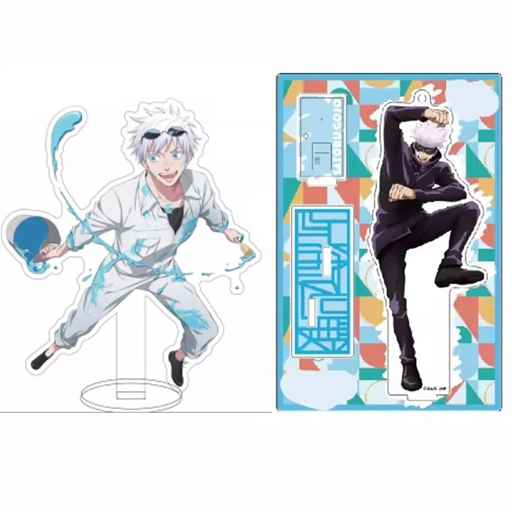 

Game Jujutsu Kaisen 2 Acrylic Stand Doll Anime Satoru Gojo Figure Model Plate Cosplay Toy for Gift