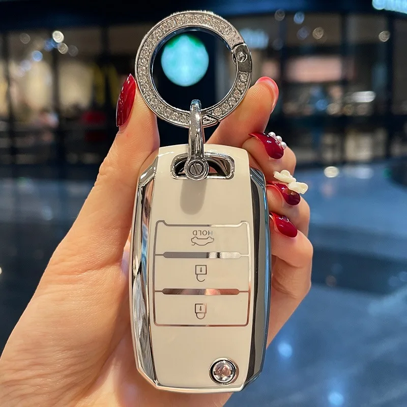 New TPU Car Key Case Cover for KIA RIO 3 K2 K3 K4 K5 Sportege Picanto