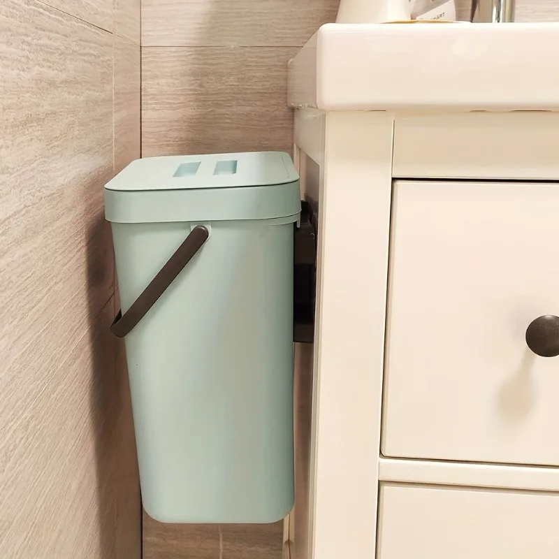 Space-Saving Quiet-Close Trash Can – 3/5L, Eco-Friendly Sealed Bin For Kitchen & Office, No Electricity Needed BEST SELLERS
