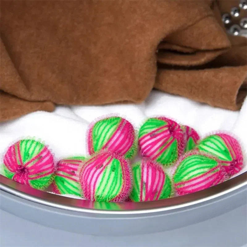 12/6pcs Catch Lint Washing Machine Accessories Hair Removal Device Laundry Balls Can Be Reused Removes Lint From Clothes Ball 3