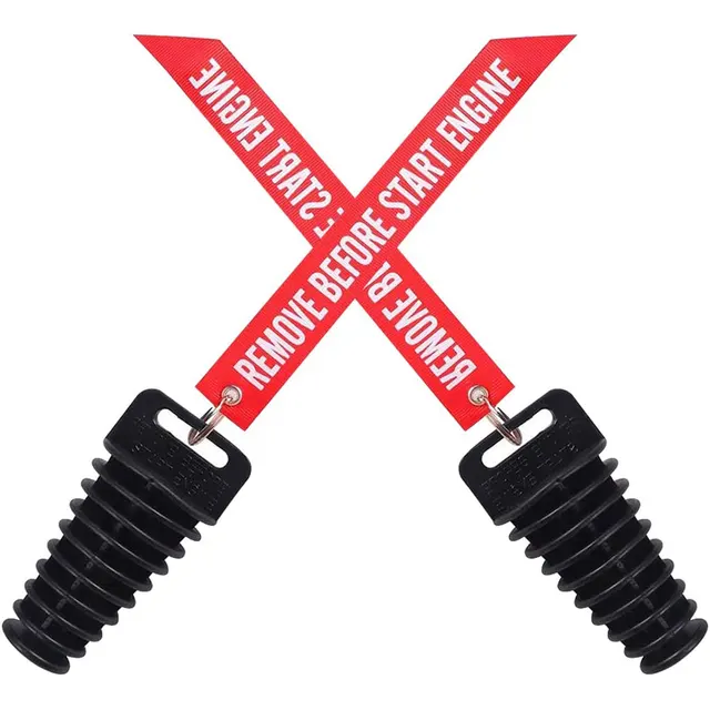 1.07" - 1.85" Exhaust Pipe Plug Motorcycle Motocross Tailpipe Rubber Air Bleeder Plug Exhaust Silencer Wash Plug Pipe Protector