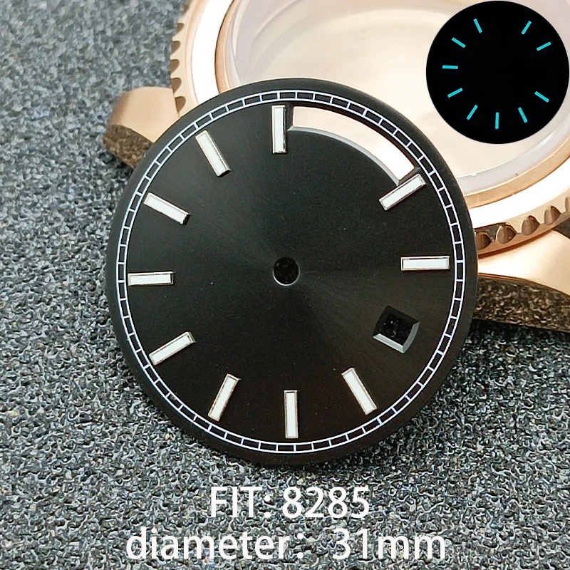 Sterile Single Date Watch Dial - 31mm Diameter for 8285 Movement Accessories