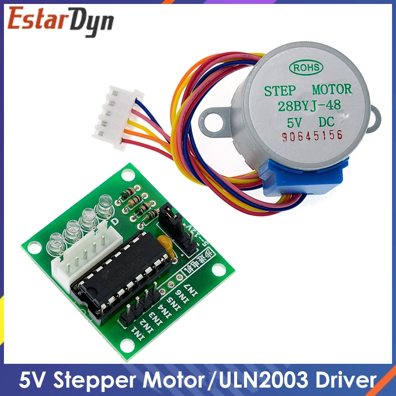5V 4-Phasen 28BYJ-48 DC Getriebe Schrittmotor ULN2003 Treiberplatine ULN2003 PIC MCU DIY