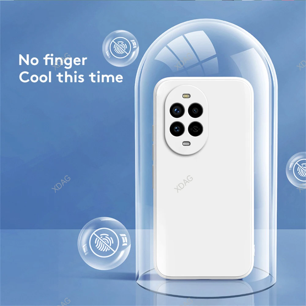 Premium Liquid Silicone Soft Phone Case with Lens Protection - Square Design in Elegant Finish