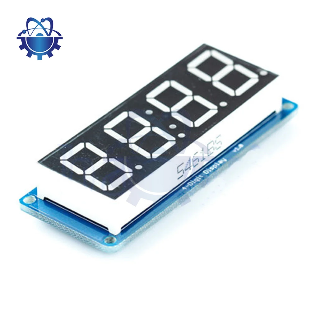 TM1637 4 Bits Digital LED Display Module For Arduino 7 Segment 0.56Inch Clock RED Anode Tube Four Serial Driver Board Module