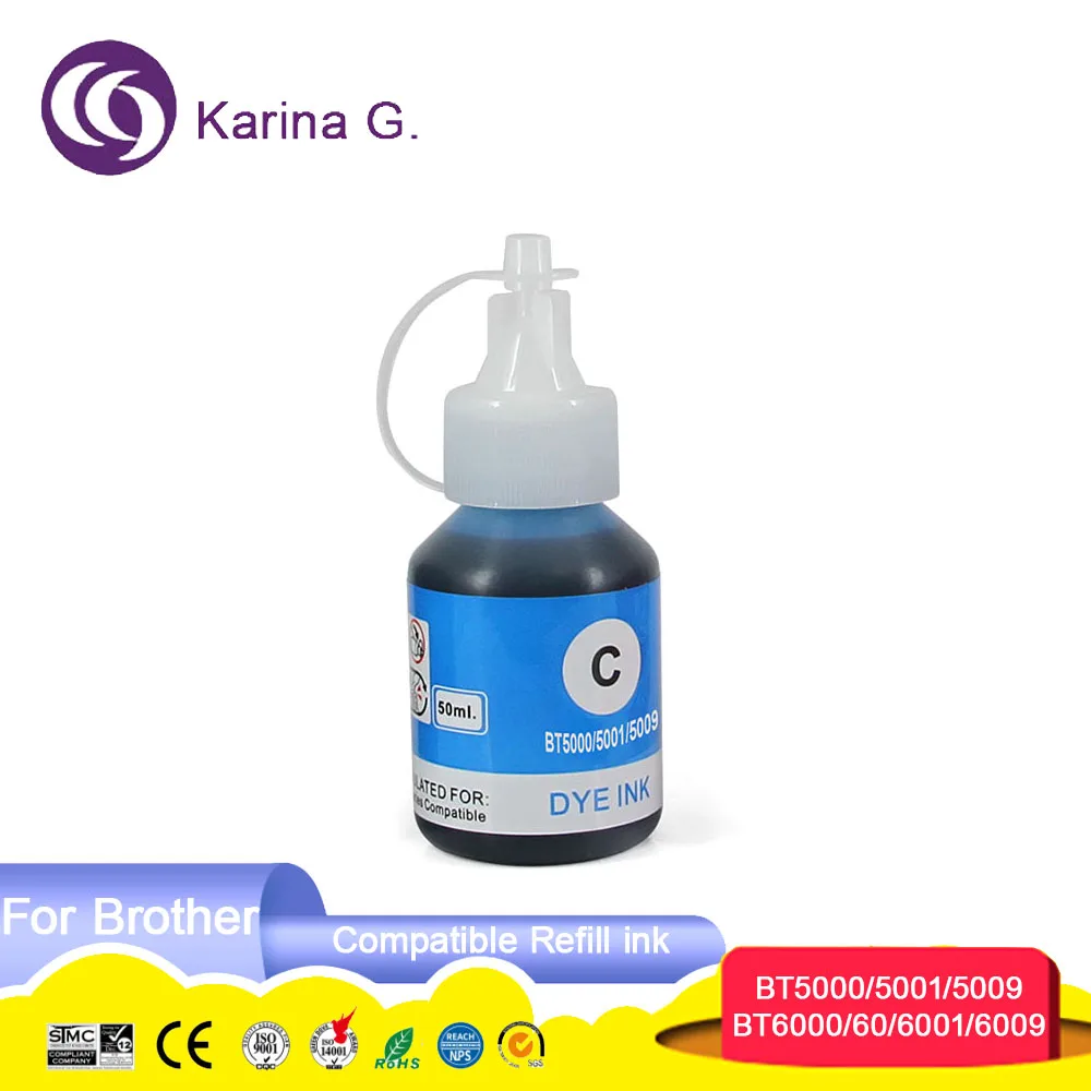 BTD60 BTD60BK BT6001BK BT6000 BT5000 BT6000BK Compatible Bottle Water Based Refi