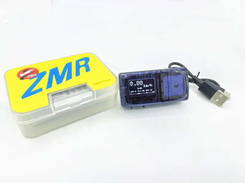 

67X33X21mm ZMR GPS Speed Detector Speedometer Built-in LIPO Battery for RC Model Airplane FPV Racing Freestyle Drones DIY Parts