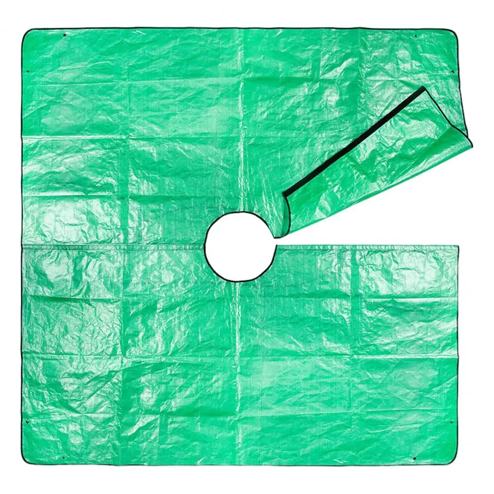 

Foldable Garden Tarp Waterproof Landscape Tarp with Corner Buckles for Easy Garden Tree Pruning Storage Ideal Gardening for Park