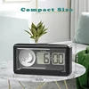 Digital Flip Clock, Alarm Clock with Night Light, Snooze, 12/24H, Easy to Set, Desk Clock Battery Operated for Bedroom, Office 6