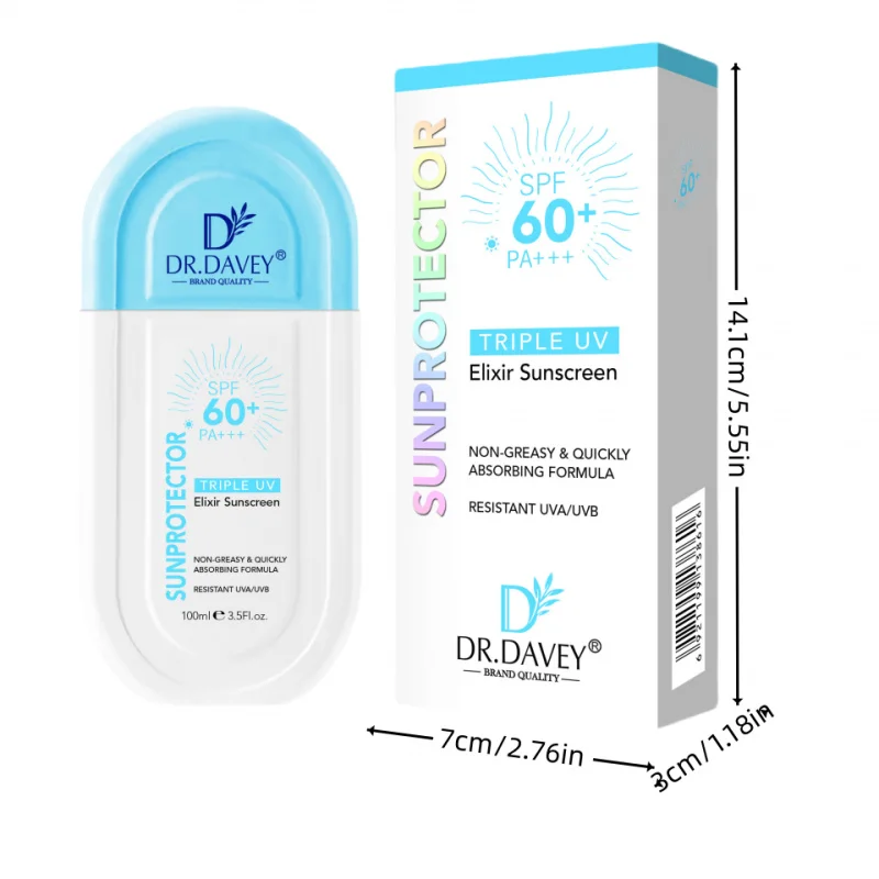 FACE & BODY SUNBLOCK SPF60+++ sun cream Sunscreen Isolation UV Protection Refreshing Non-Greasy Full Body Suitable for Men and W
