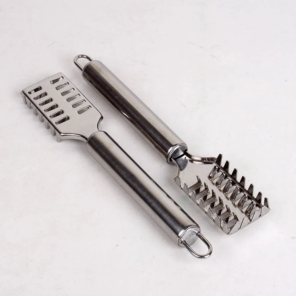 Stainless Steel Fast Cleaning Fish Peeler Scale Remover Seafood Crackers Fish Scaler Cleaner Planet Skin Brush Scraper Tool