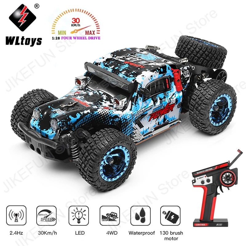 

WLtoys 284161 284010 1/28 RC Car 30KM/H 4WD 2.4G Radio Remote Control Vehicle 4x4 Off-Road Drift Truck Toys With LED Lights