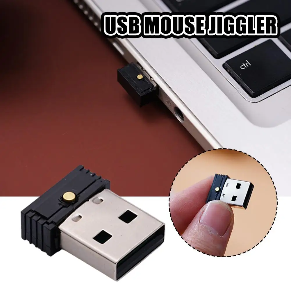 컴퓨터 화면 잠금 방지를 위한 USB 자동 이동 마우스 미니 마우스 커넥터 U..