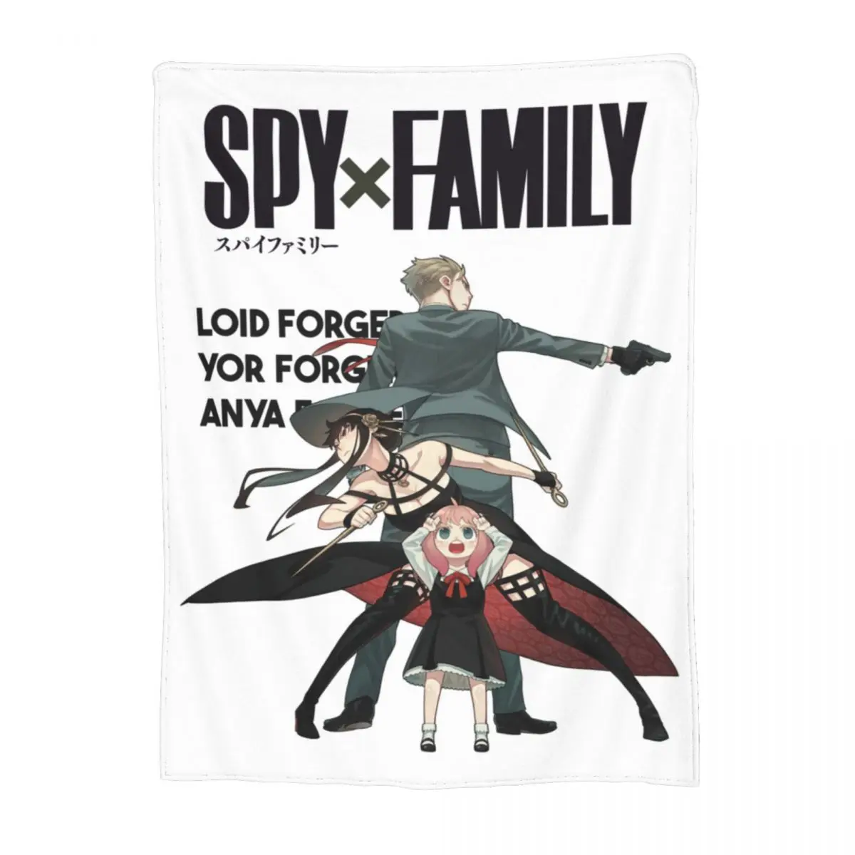 

Spy X Family Merchandise Blanket Velvet Spring/Autumn Bedding Throw Blankets Relax Super Soft for Couch Plush Thin Quilt