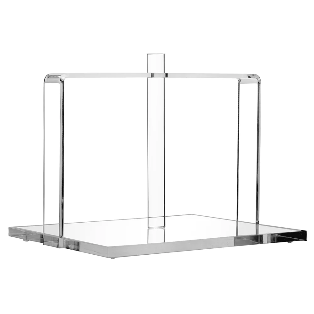 New Sleek Lucite Napkin Holder Acrylic Tissue Box Holder Desktop Napkin Holder Tissue Box Organizer Hotel Restaurant Table Decor 2